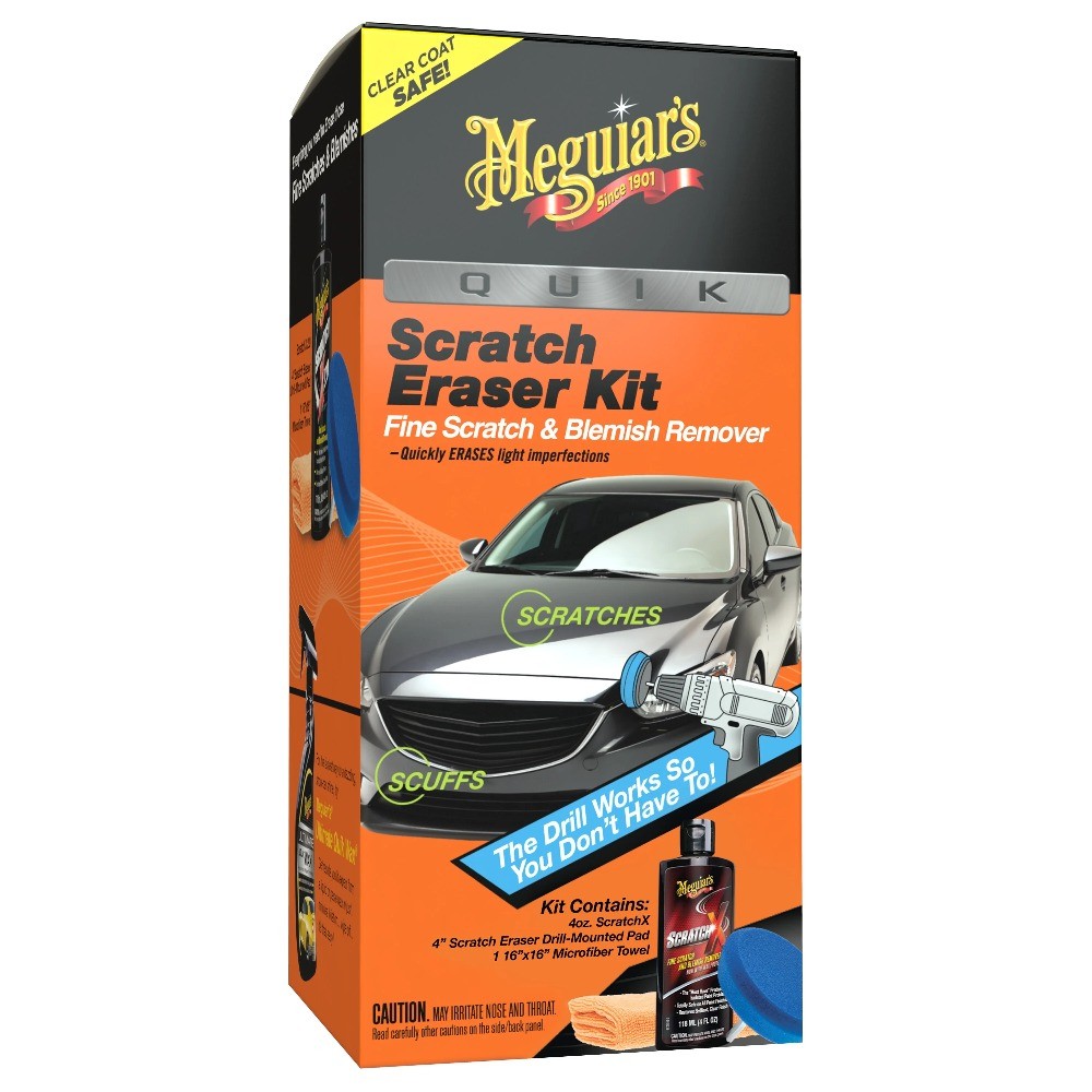 Meguiar’s Quik Scratch Eraser Kit, Car Care Kit