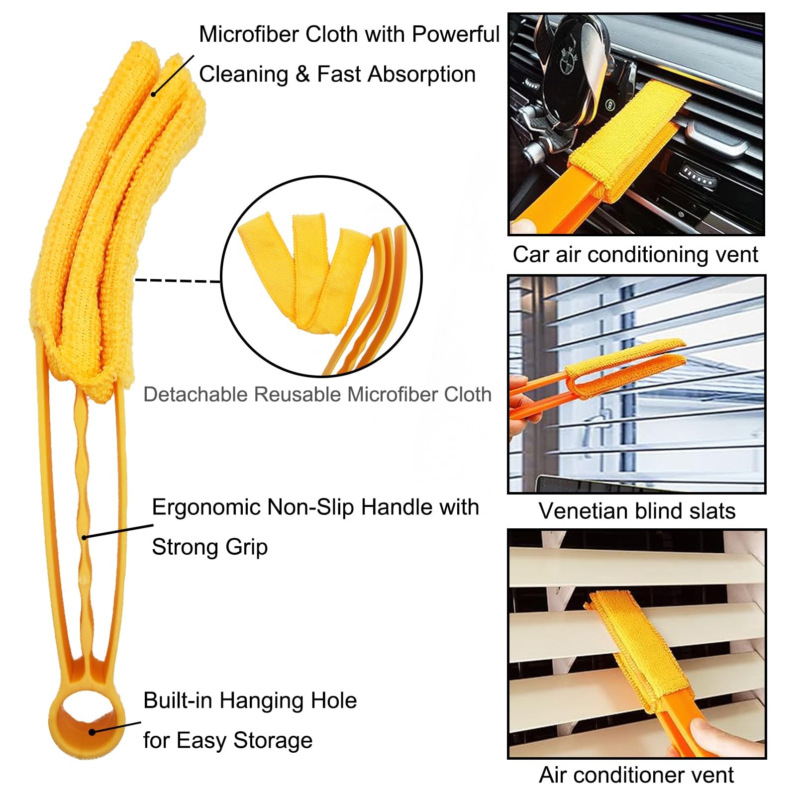 5Pcs Window Blind Cleaning Set, Washable dust Removal Cleaning Tools, Vent Cl…