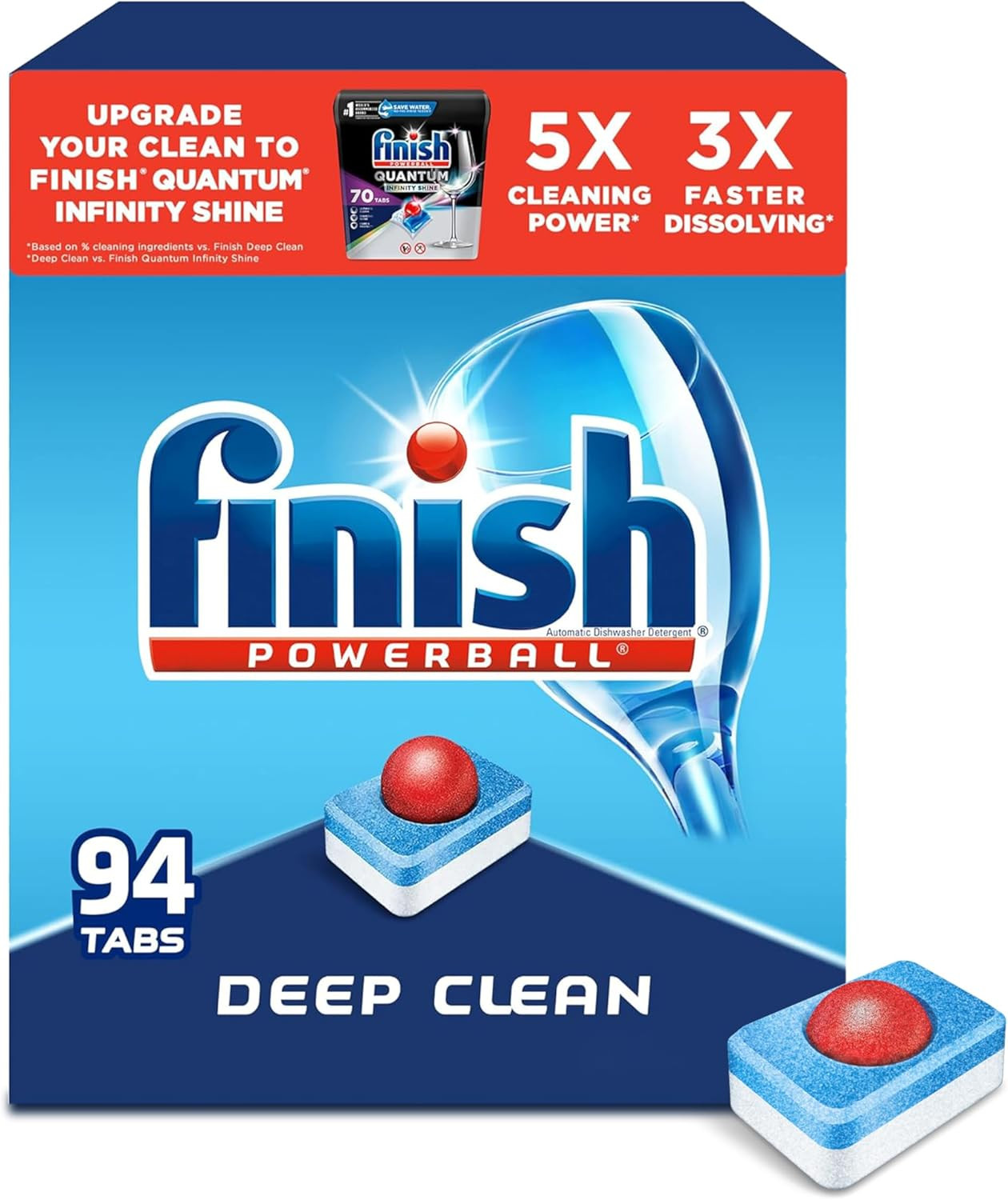 – All in 1 – Dishwasher Detergent – Powerball – Dishwashing Tablets – Dish Tabs