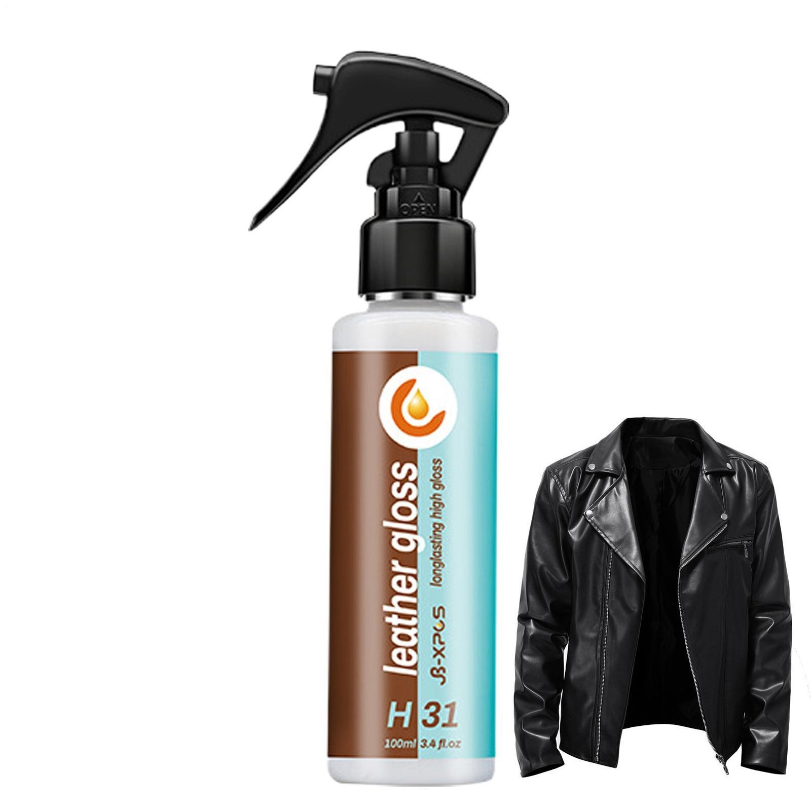 Leather Gloss Leather Conditioner For Leather Furniture & Car Seats 3.4 OZ
