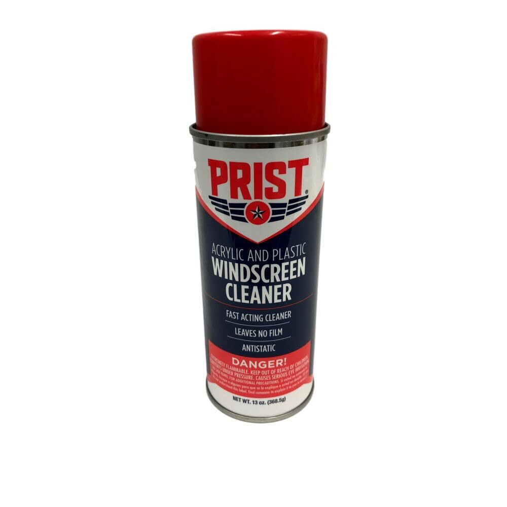 Nonabrasive Anti-Static Foam Cleaner for Acrylic Glass Metal Vinyl Surfaces 13oz