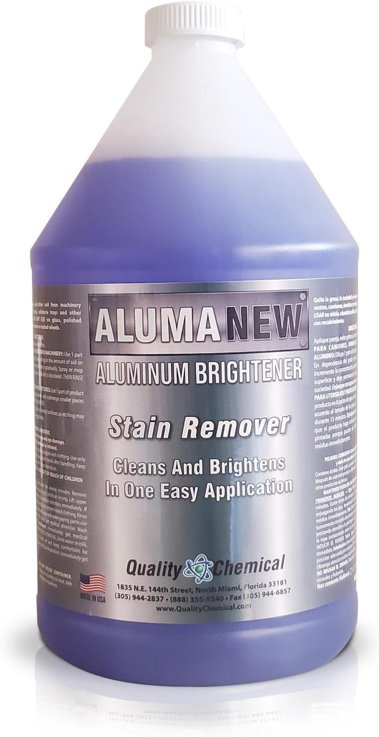 Aluminum Brightener/ Stain Remover / Cleaner & Restorer / / / 1 Gallon 128 F…