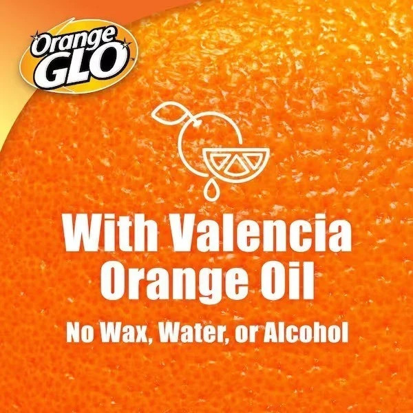 Orange Glo Wood Furniture Cleaner Polish Spray 16 oz 2-in-1 Cabinet Table Shine