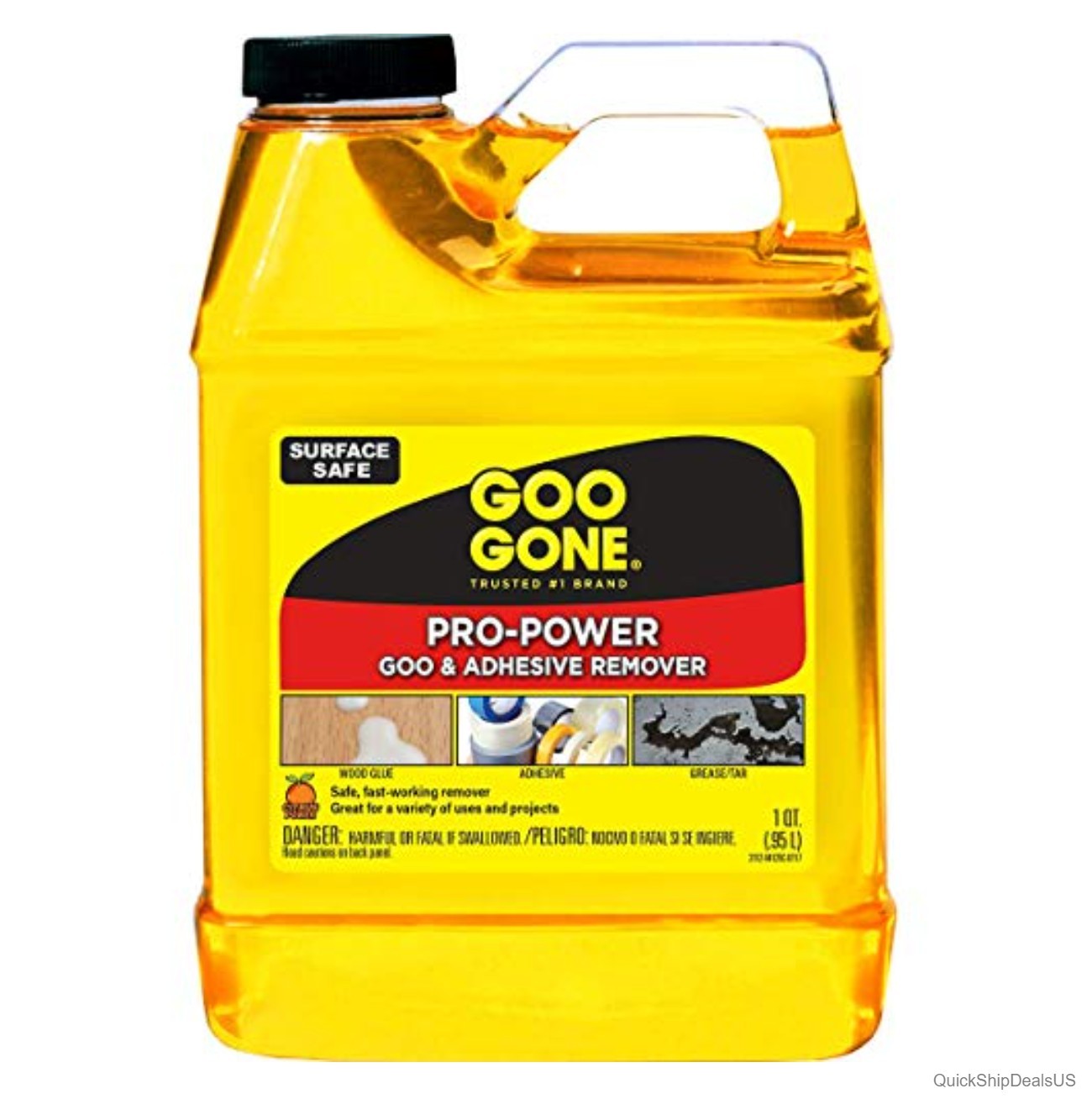 Professional Strength Adhesive Remover 32 oz Dissolves Tape Caulk Glue Grease