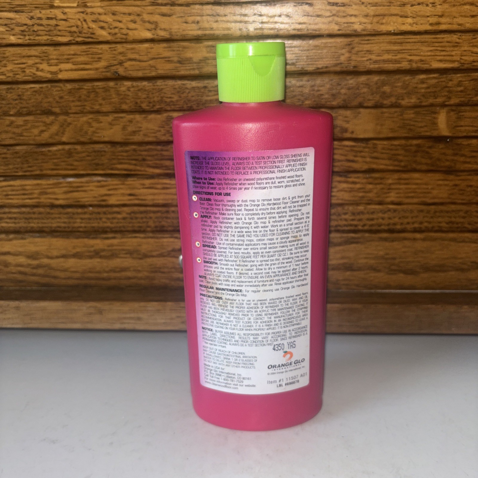 Orange GLO 2004 Hardwood Floor Refinisher 8 fl oz SEALED