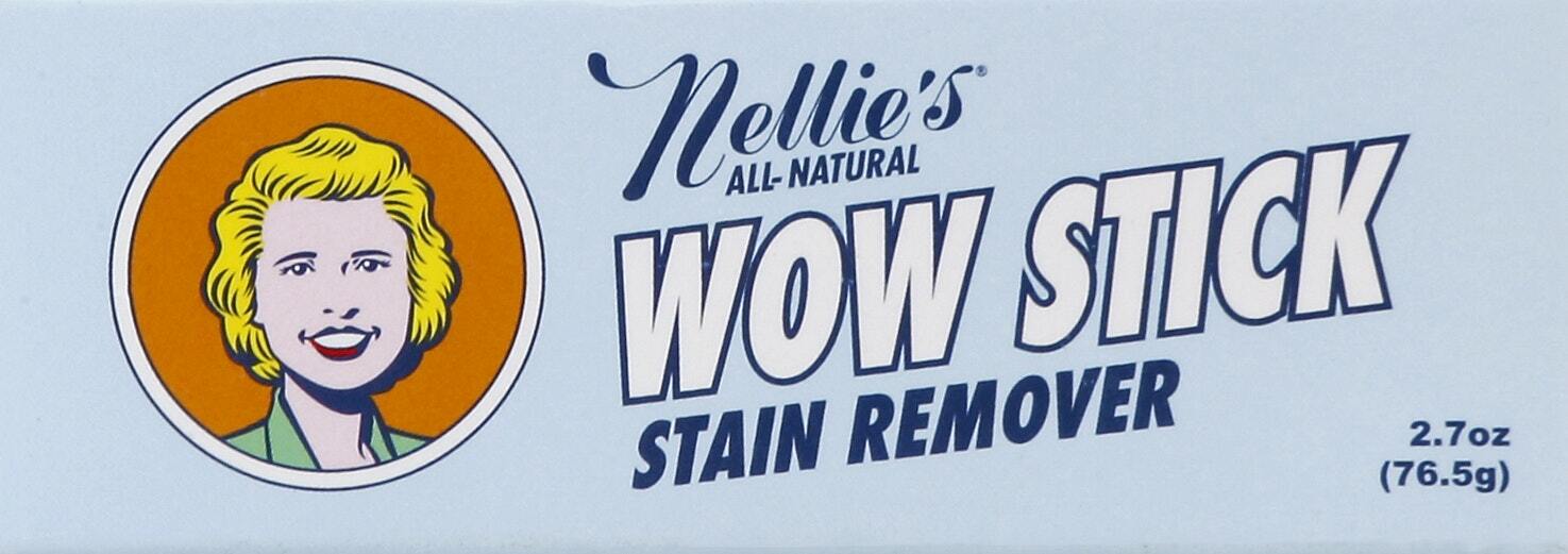 Nellies All Natural Laundry Stain Wow Stick 0.5 Lb (Pack of 12)