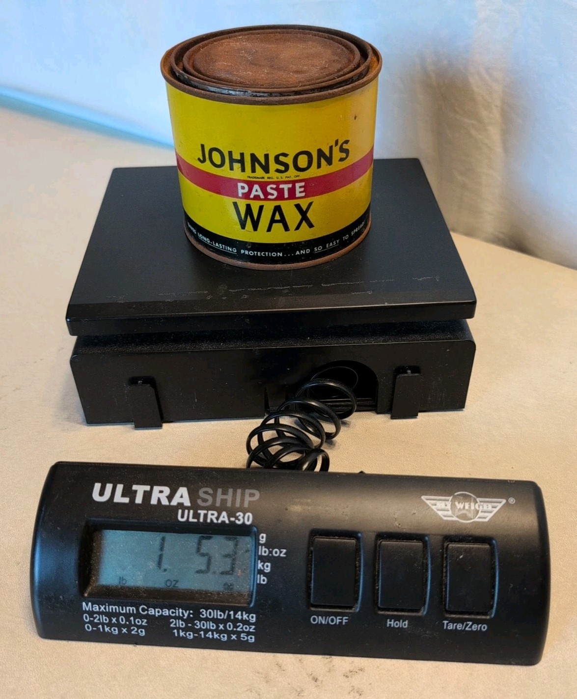 SC Johnson Paste Wax USA 90% (1 lb 5.3 oz) Long Lasting Protection DISCONTINUED
