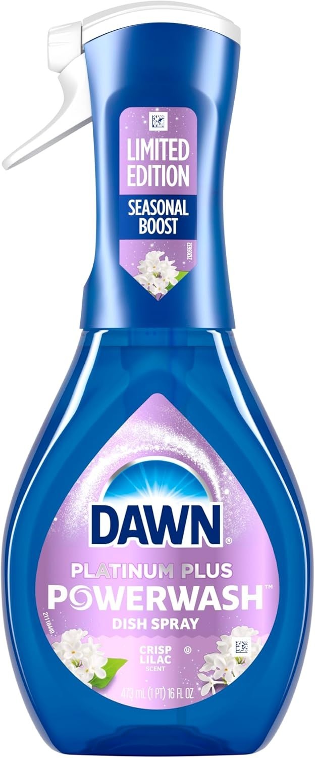 Dawn Powerwash Spray, Dish Soap, Dishwashing Liquid, Crisp Lilac, 1 Starter Kit,