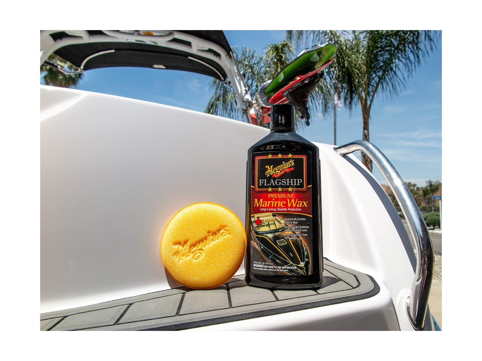 Meguiar’s Flagship Premium Marine Wax M6316 – Synthetic RV and Boat – Durable…