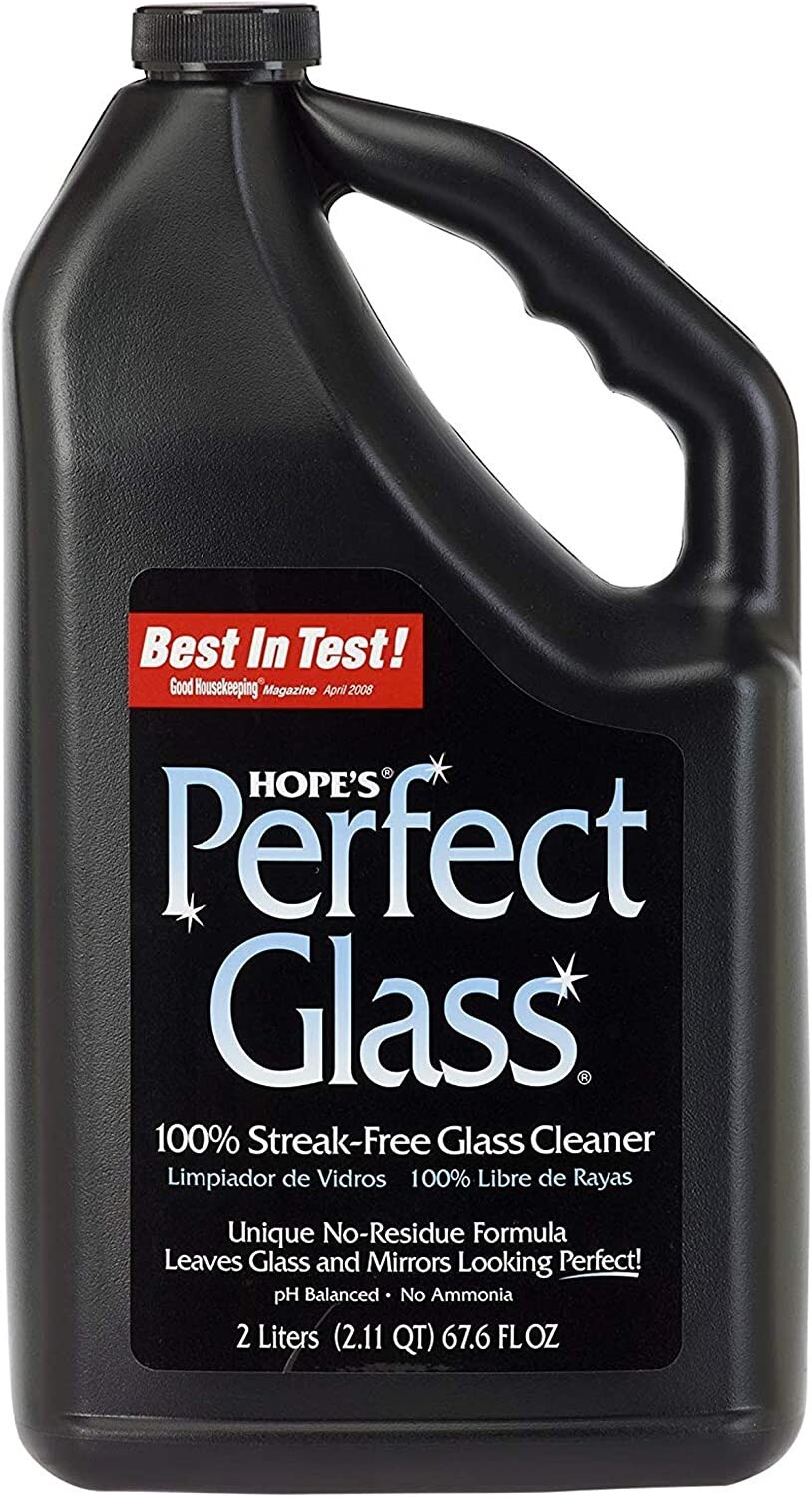 Hopes Perfect Glass Cleaner Refill, 67.6-Ounce, Streak-Free Glass Cleaner