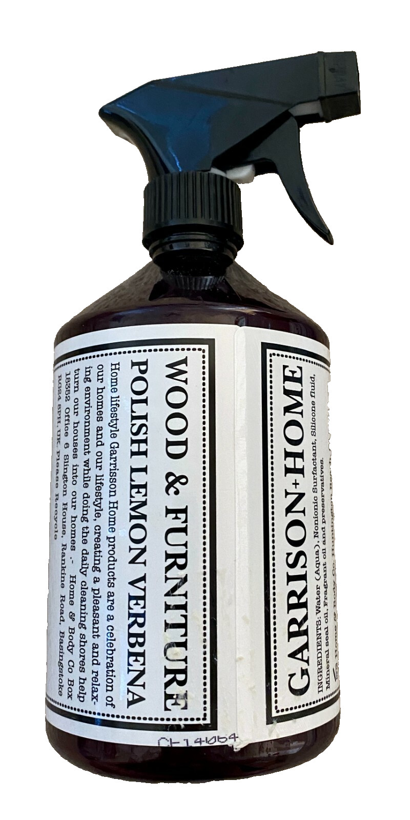 NEW Garrison Home & Body Company Wood Furniture Polish Spray Lemon Verbena 21oz