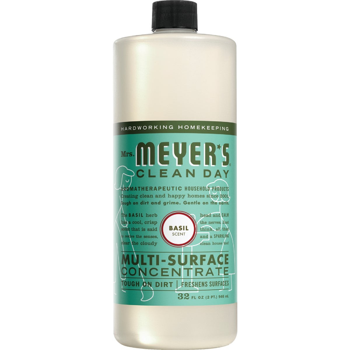 Mrs. Meyer’s Clean Day 32 Oz. Basil Multi-Surface Concentrate 14440 Mrs.