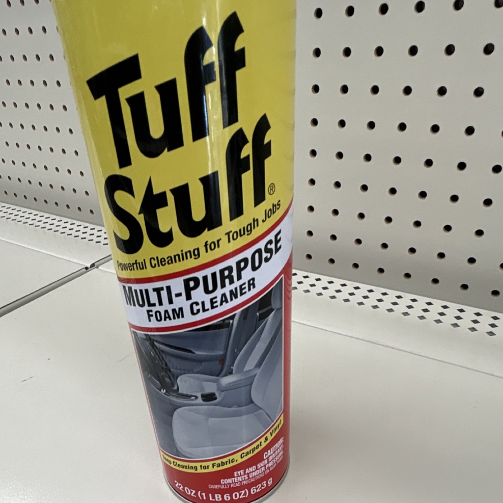 Tuff Stuff Multi-Purpose Fabric Foam Cleaner, 22 oz Can, 1 Pack