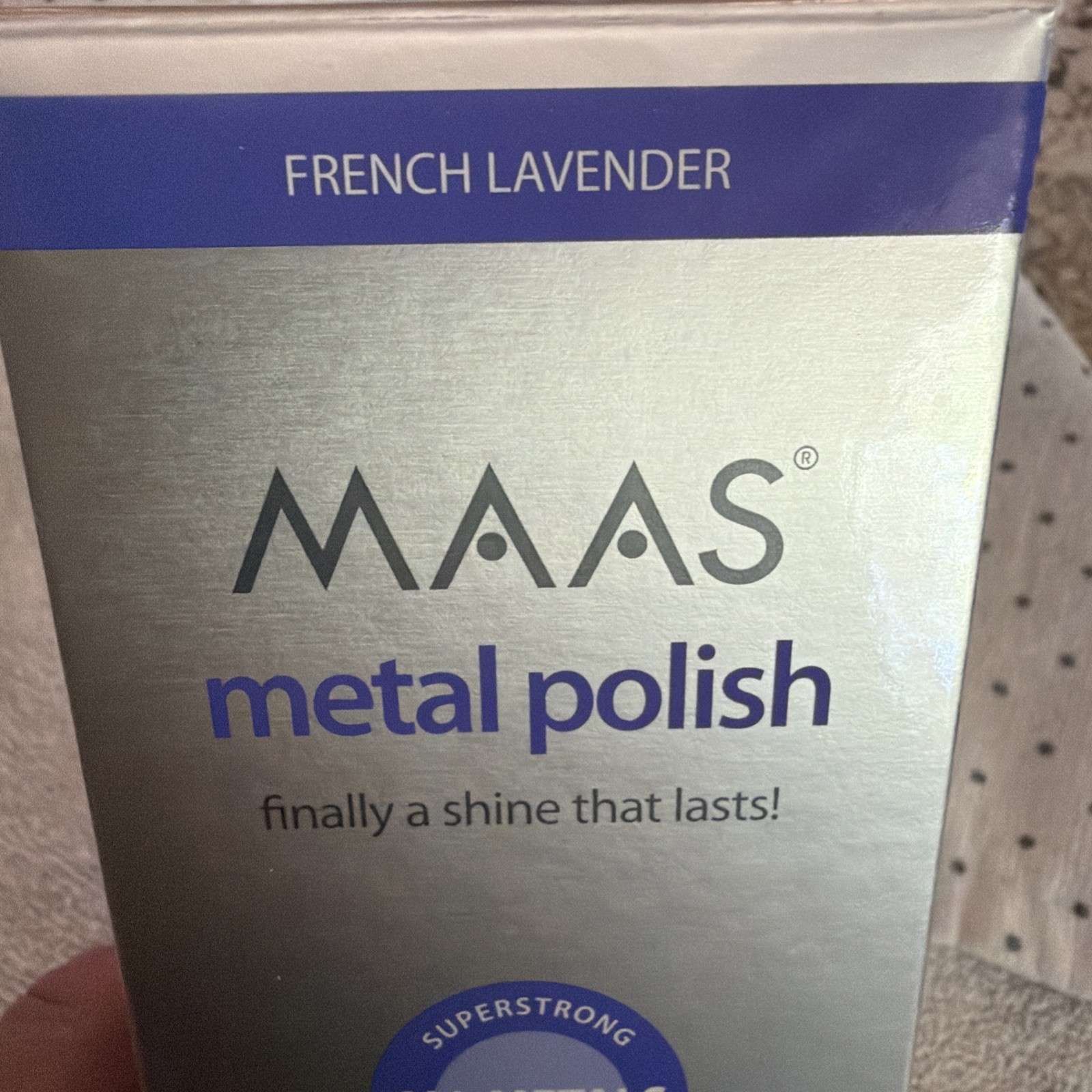 MAAS Fine Polishing Creme For All Metal 4 Oz Concentrated. Opened/90% Full.