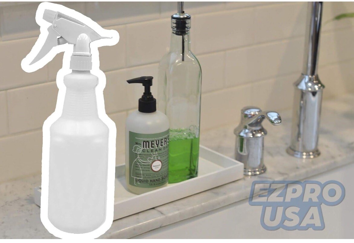 Upside Down Spray Bottles Empty Plastic Bottle Mixed Colors Mist Sprayer 16