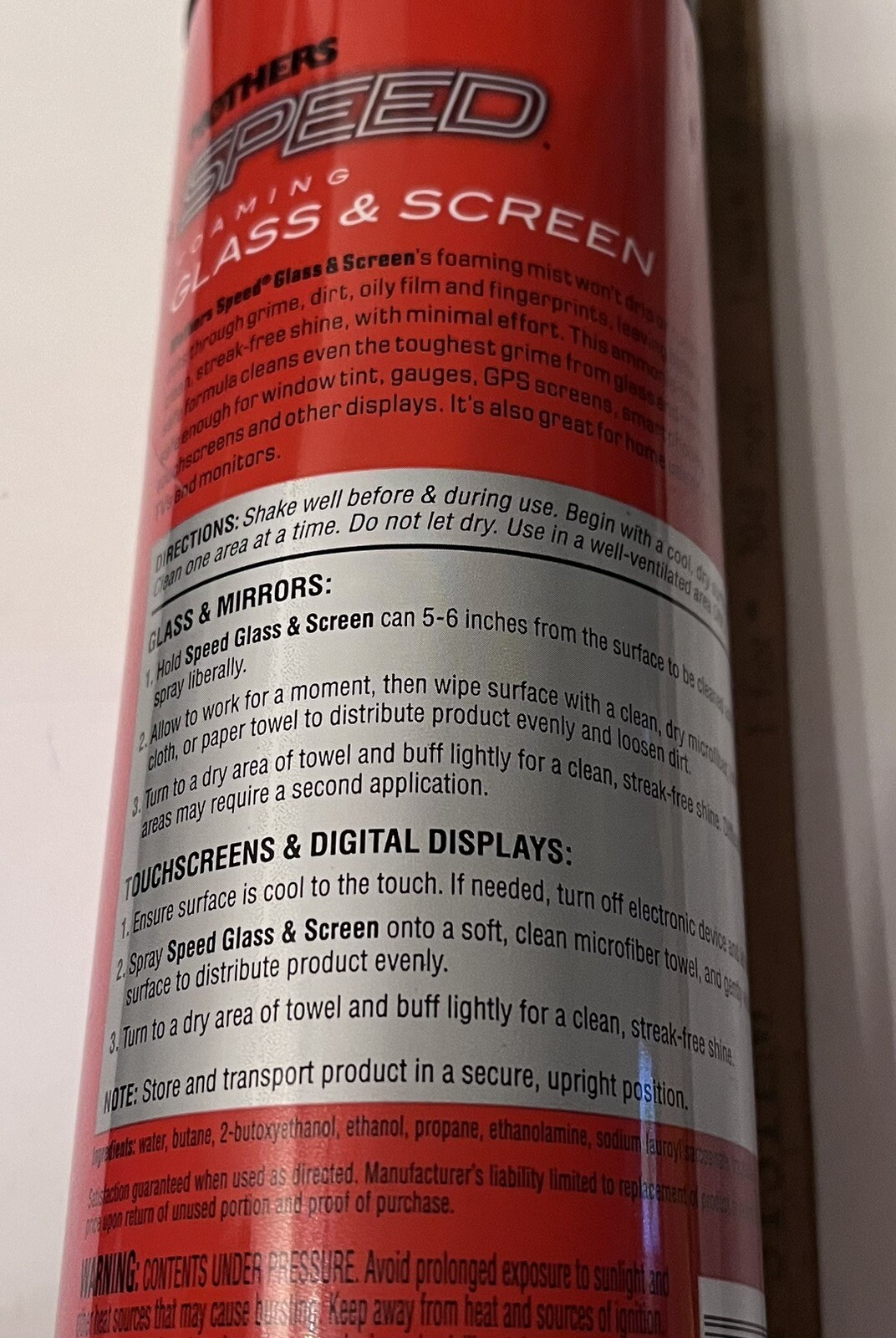 Speed Foaming Glass and Screen Cleaner Spray 19 OZ.