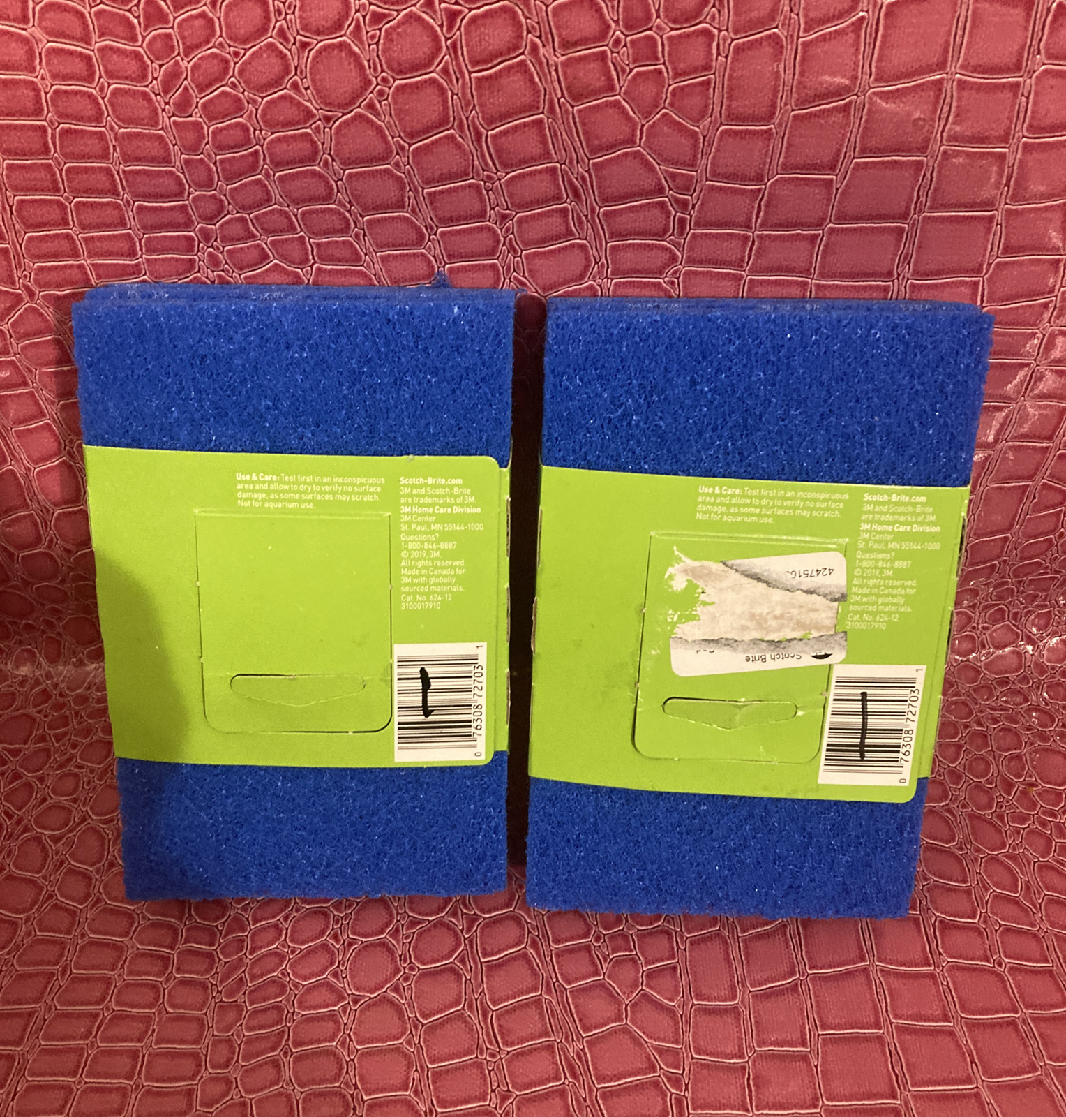 2- Scotch-Brite® Non-Scratch Scour Pads 4 Pads Each Total 8 Pads