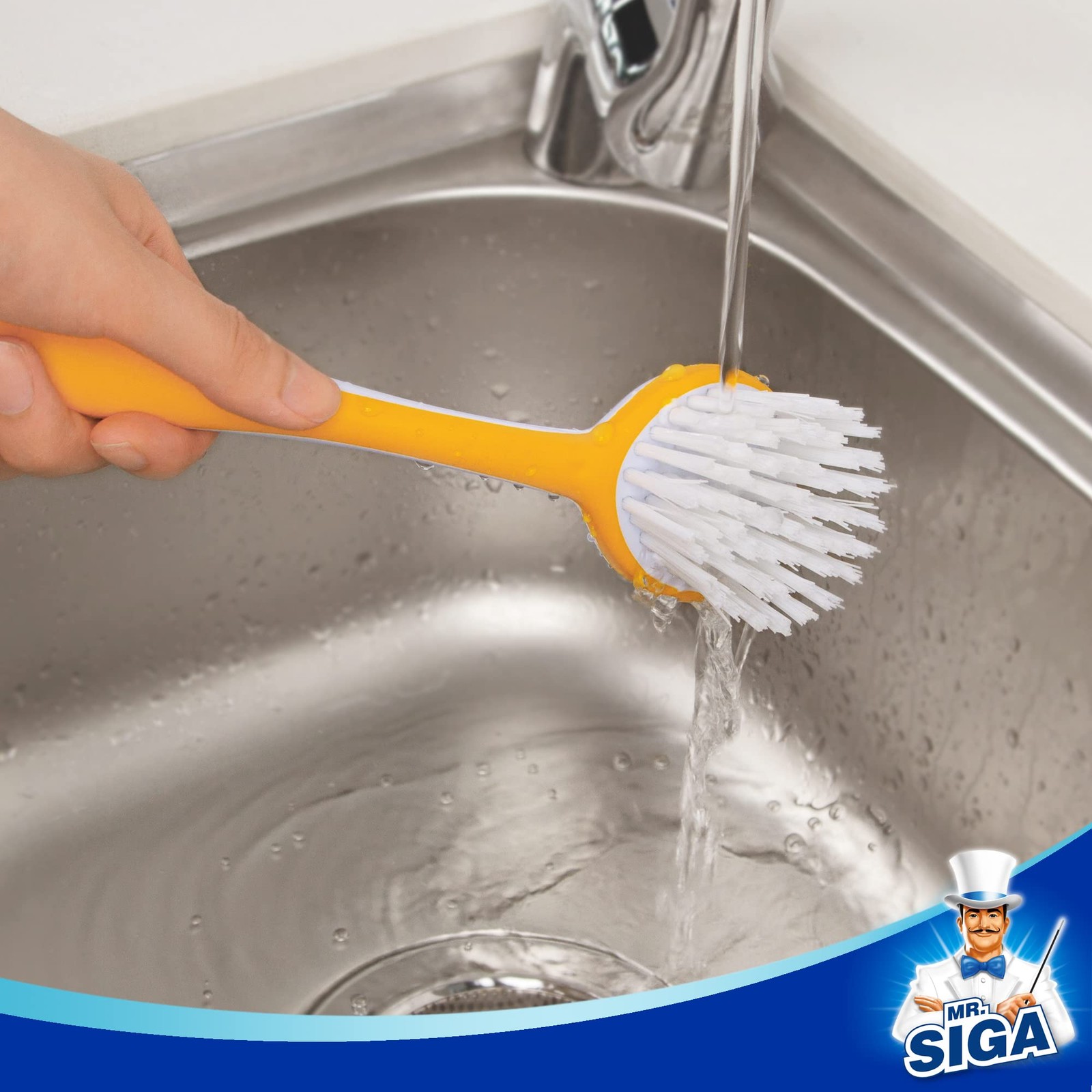Round Dish Brush Size Dia 5.5 x 25cm – Pack of 3