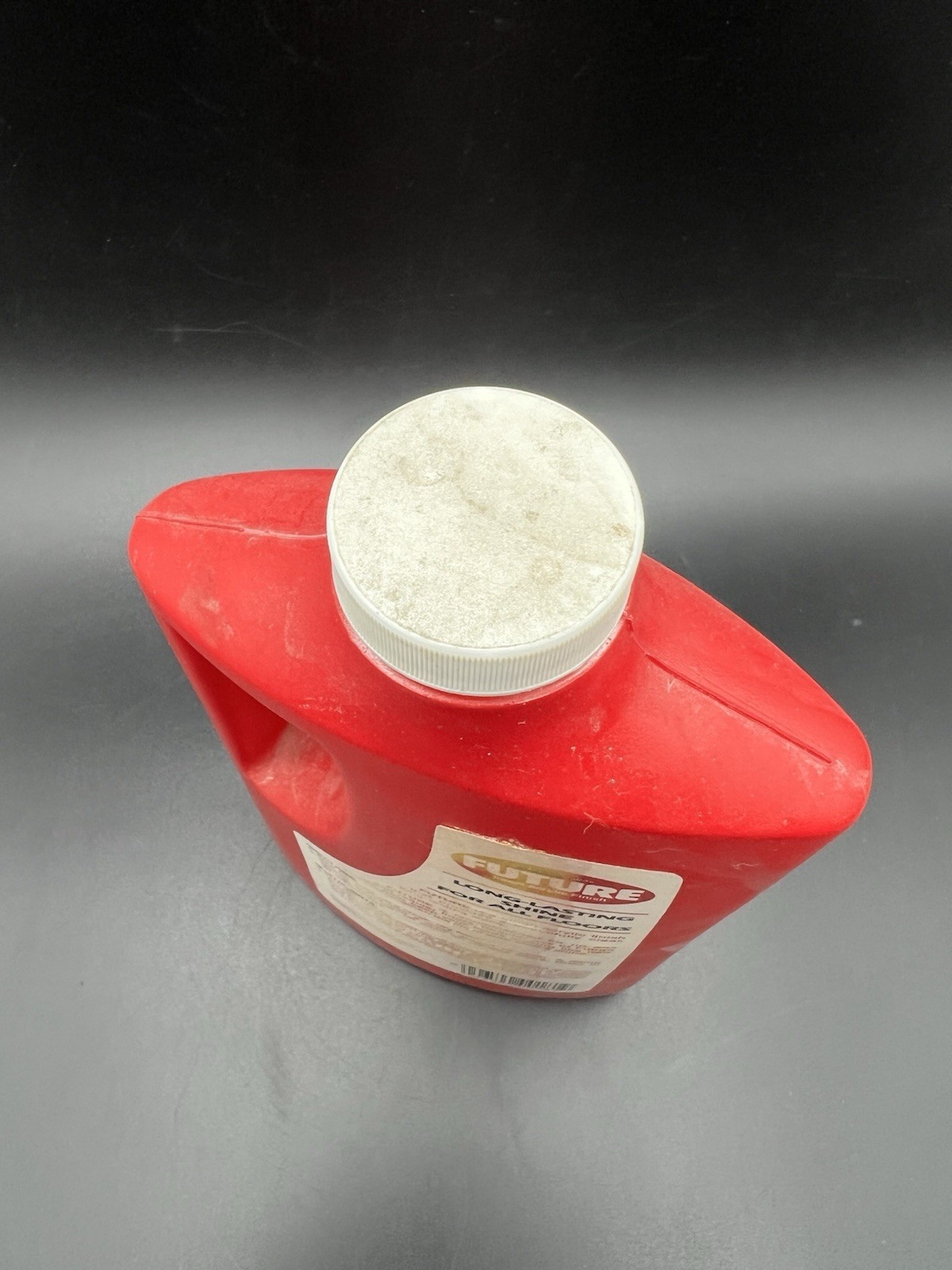 Vtg 1983 Future Tough Acrylic Finish Floor Polish 45% Full of 27 oz – Red Bottle