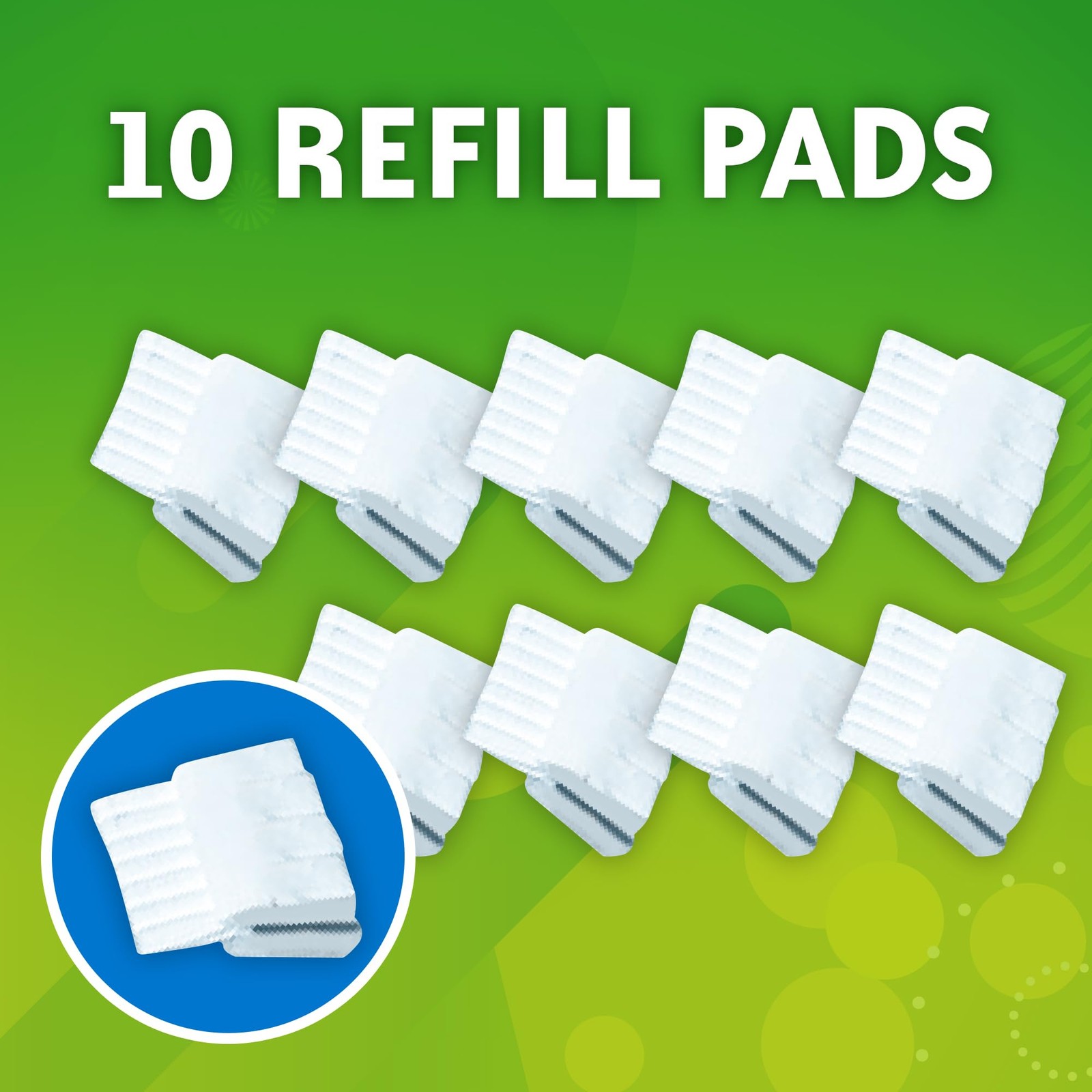 Scrubbing Bubbles Flushable Toilet Bowl Wand 10 Count (Pack of 1), Clear