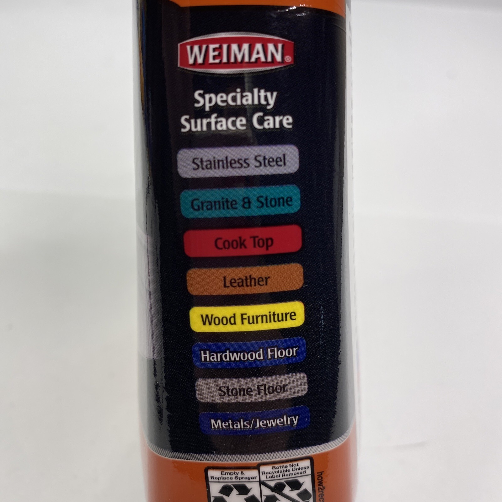 Weiman Wood Cleaner and Furniture Polish Spray 16 Fluid Ounce Bottle