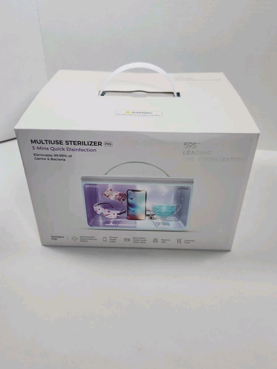 59S Multiuse Sterilizer 3 Minute Quick Disinfection UVC Sterilization Bacteria