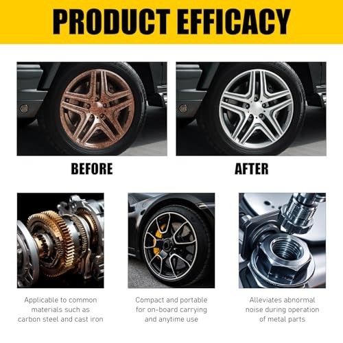 2Pcs Anti-Rust Lubricant Spray & Rust Remover, Rust Remover Spray for Metal, Mul