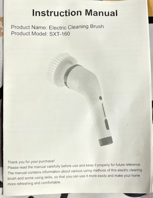 9 in 1 Electric Spin Scrubber Cordless Bathtub Power Scrubber Cleaning Brush 25W