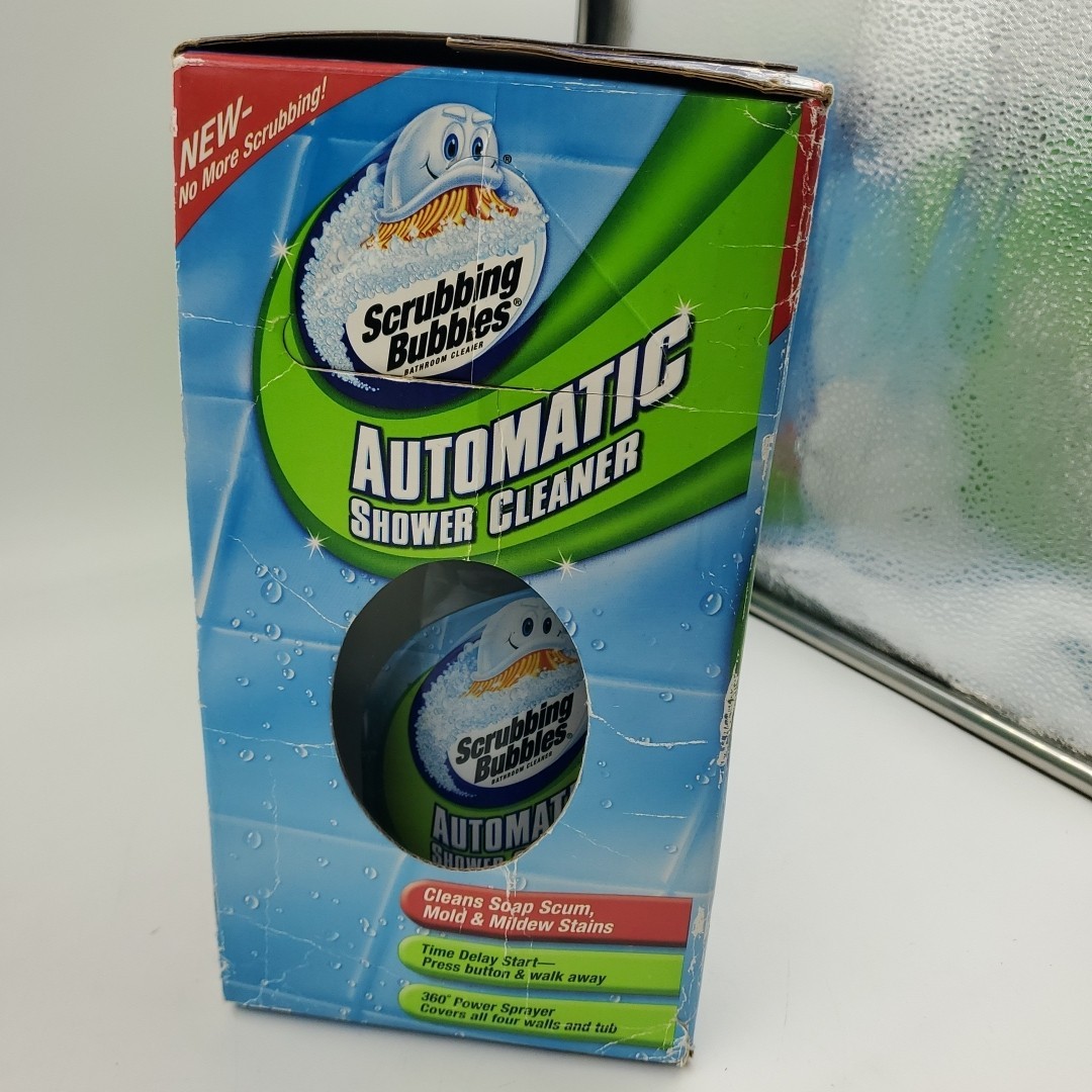 Scrubbing Bubbles Automatic Shower Cleaner Kit With 2 Bottles Solution New
