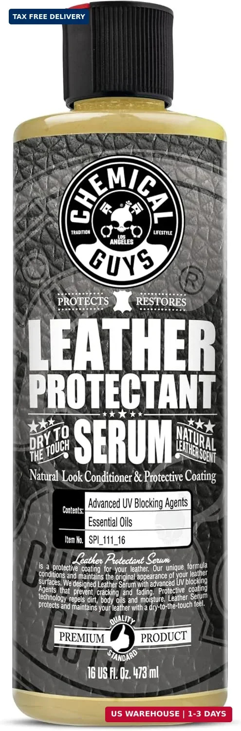 Chemical Guys SPI_111_16 Leather Protectant, Dry-to-The-Touch Serum for Car Inte