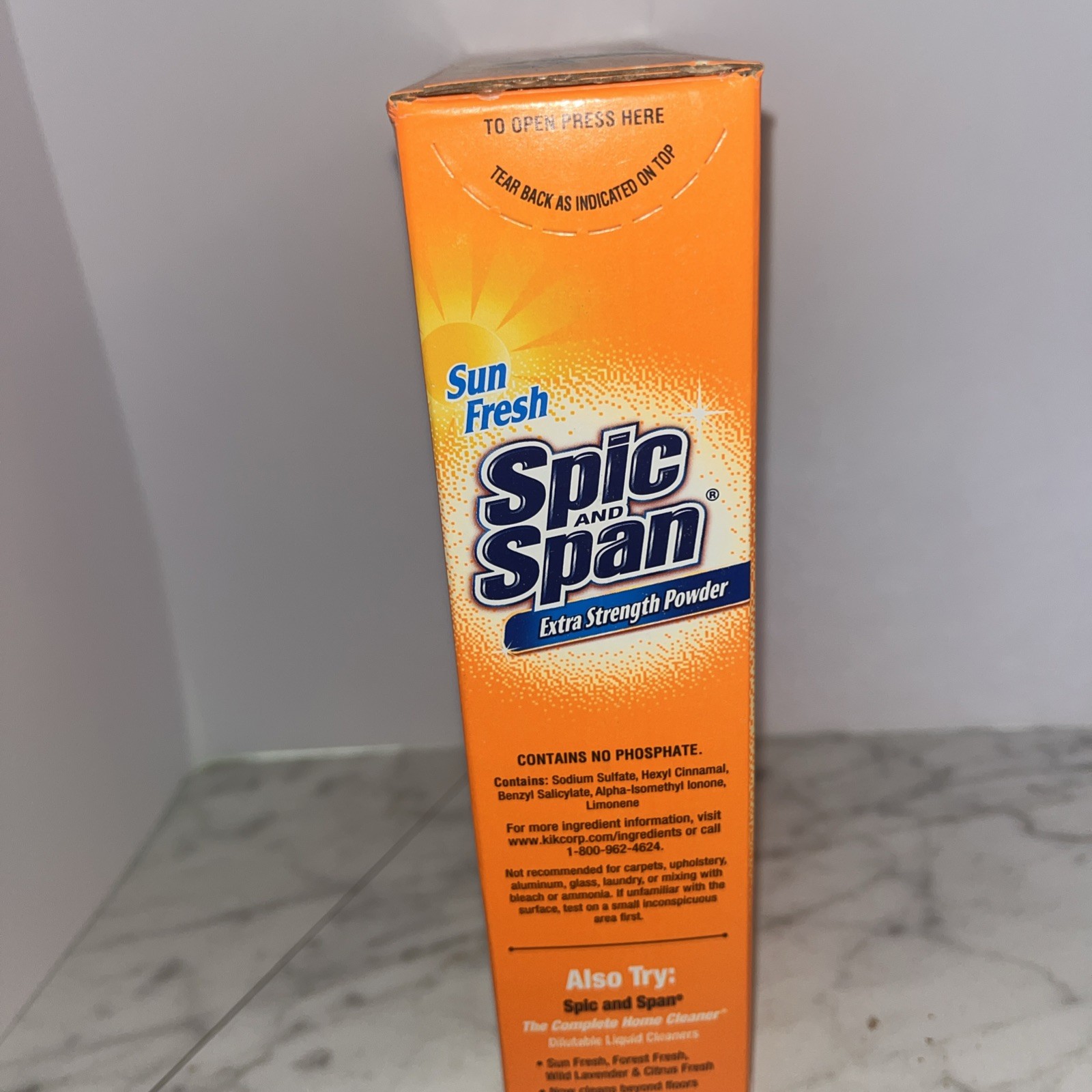 Spic and Span® Extra Strength Powder: Sun Fresh Brand New – 27 Ounces – Unopened