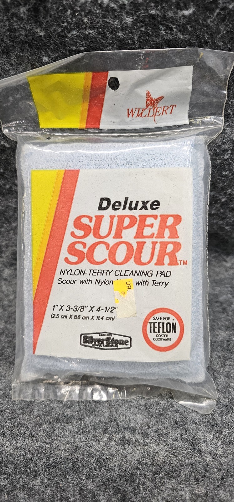Willert Deluxe Super Scour Nylon-terry Cleaning Pad Teflon Safe Vintage New