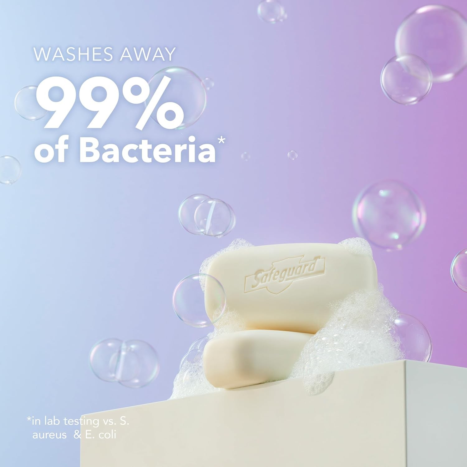 Micellar Deep Cleansing Bath Bar Soap, Washes Away 99 Percent of Bacteria,