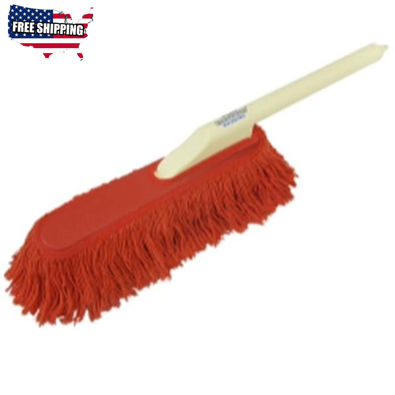 (2 Pack) with Plastic Handle and Wax Treated Cotton Mop Removes 💪👌