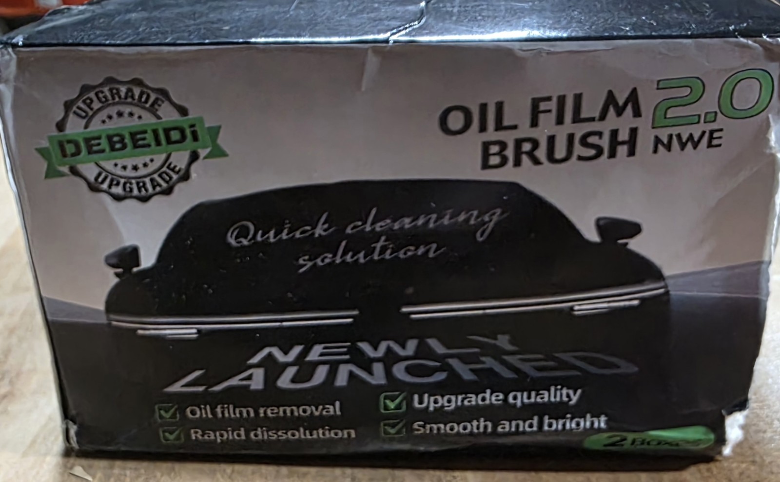 Automotive Oil Film Cleaning Brush with 60ML Cleaning Liquid, Glass Cleaning…