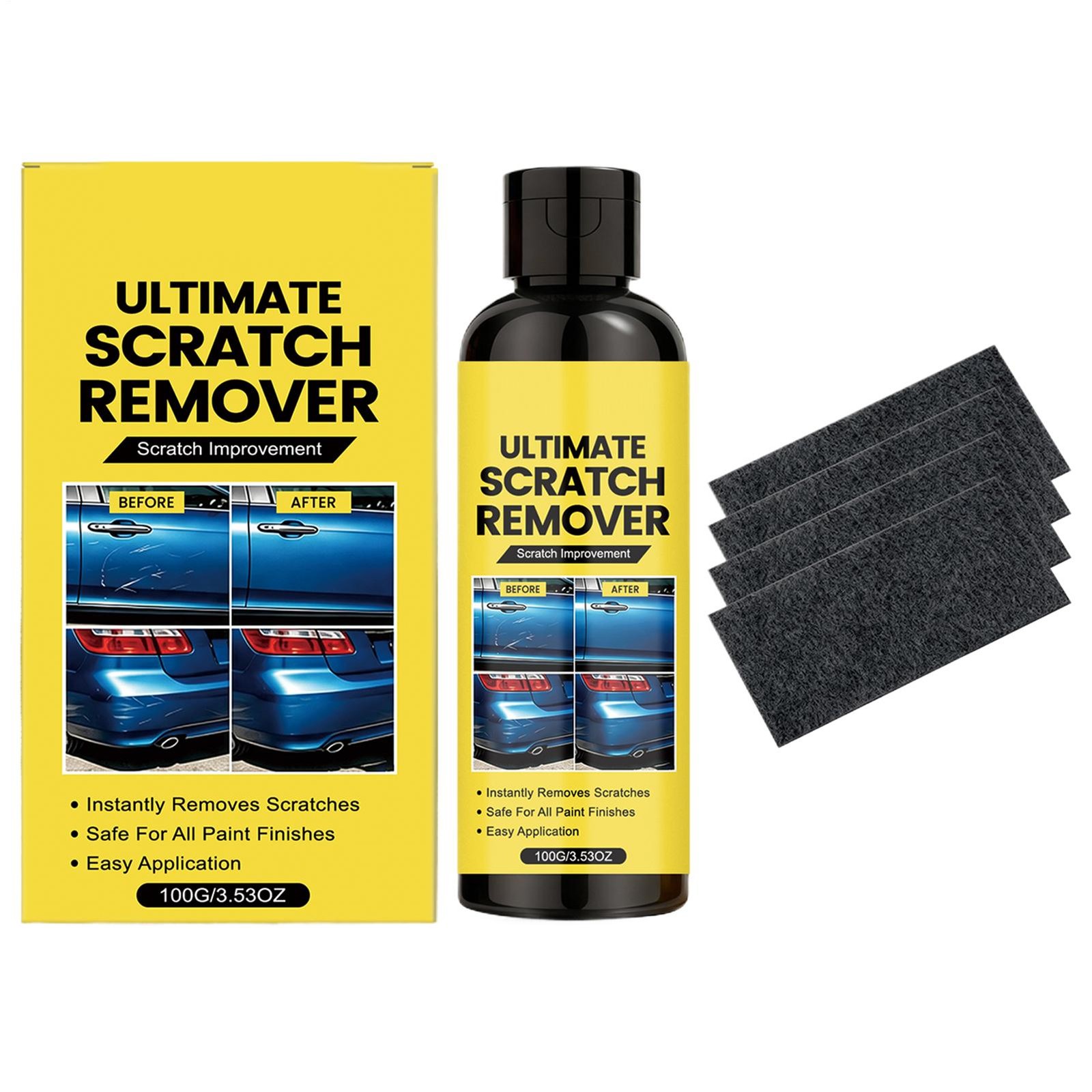 1 Set 100g Car Scratch Remover Paste, Universal Paint Polishing for All Colors