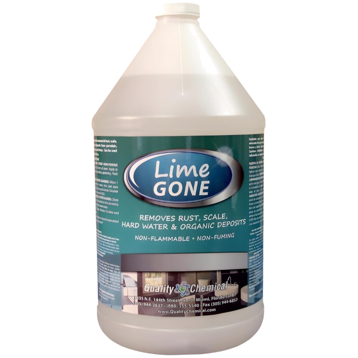 Lime-Gone Remover – 128 oz – Bathroom Cleaner