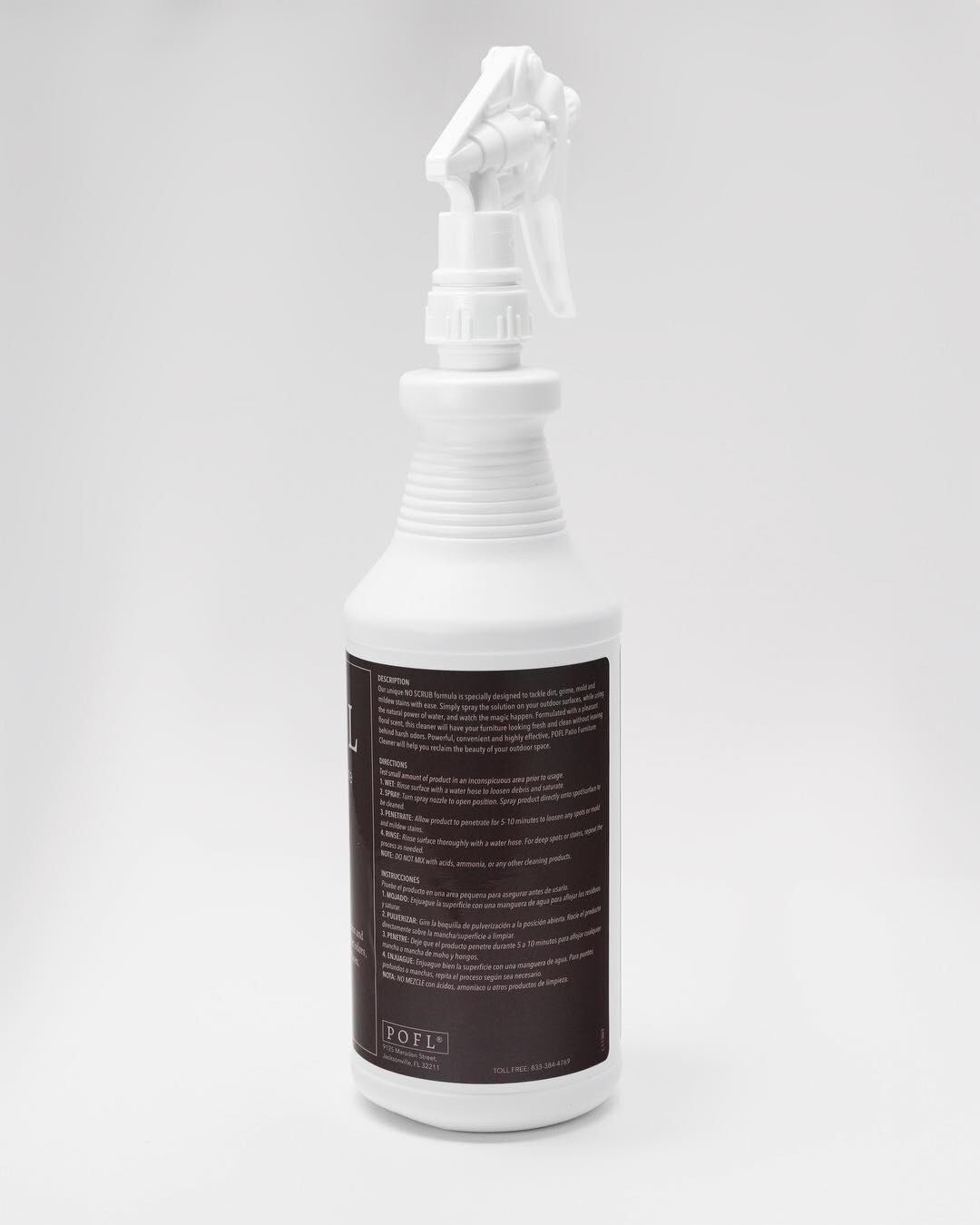 Patio furniture outdoor fabric cushion cleaner mold mildew stain remover