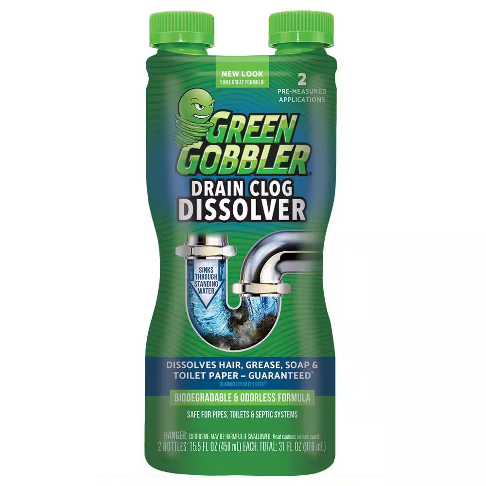 31 Oz. Drain and Toilet Clog Dissolver with Septic Tank Treatment Pods Drain Cle