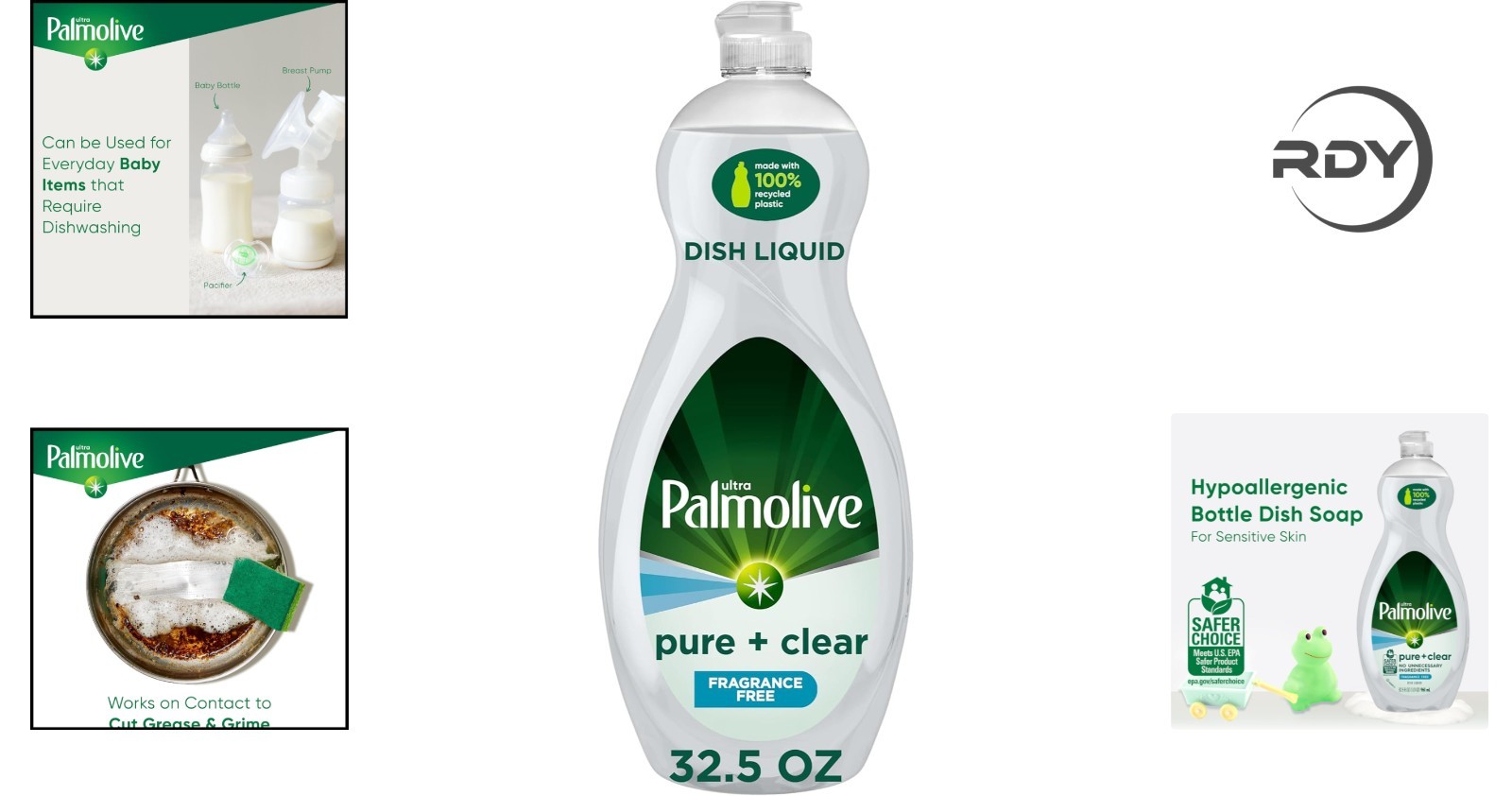32.5oz Ultra Dish Soap – Hypoallergenic Formula, Perfect for Eco-Friendly Homes
