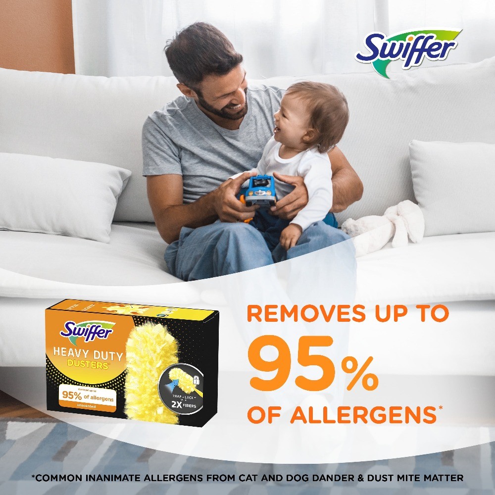 Swiffer Heavy Duty Duster Refills, Unscented, 11 Count