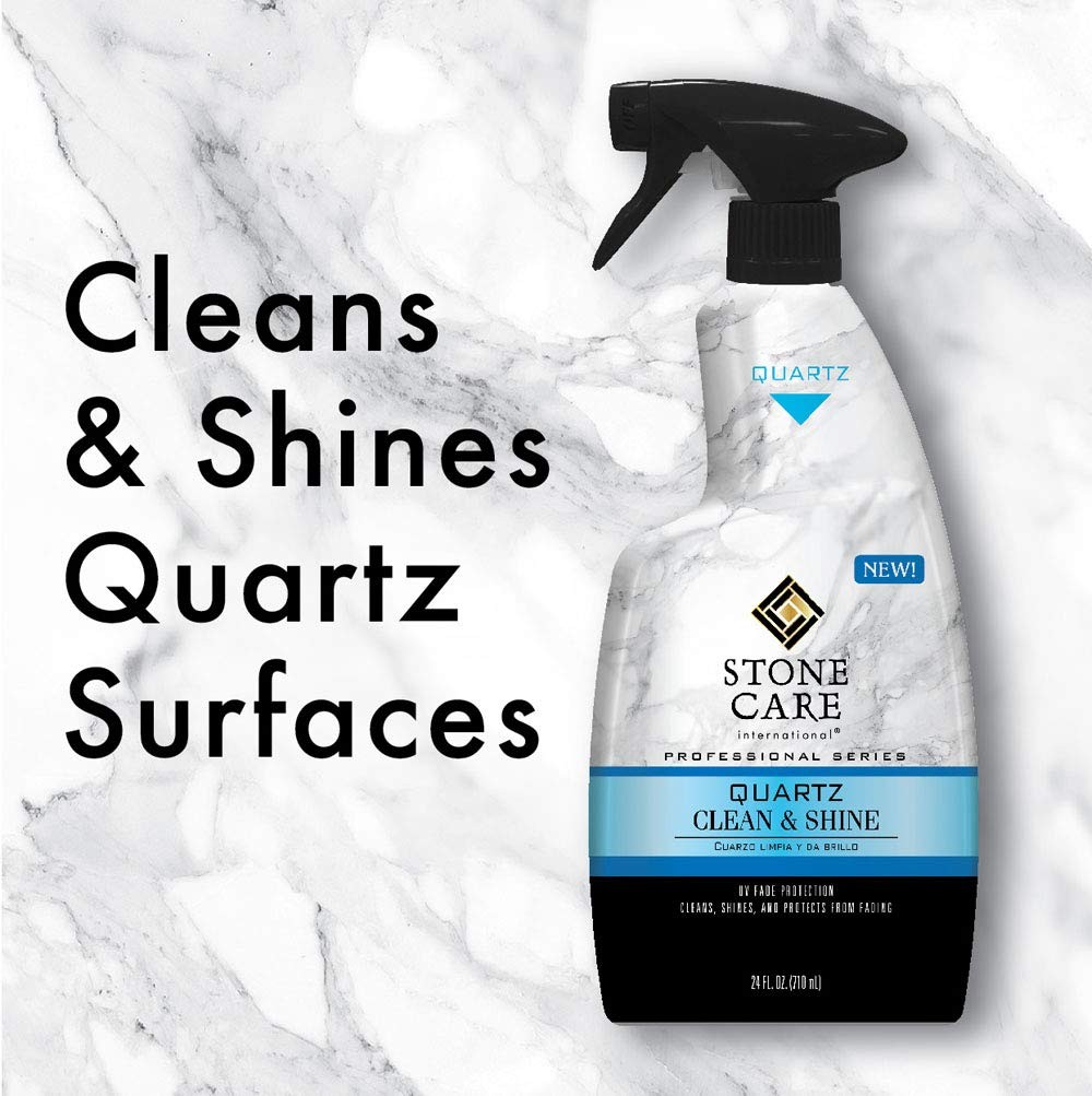 Quartz Cleaner and Polish – 24 Ounce with Microfiber Cloth – Clean and Shine …