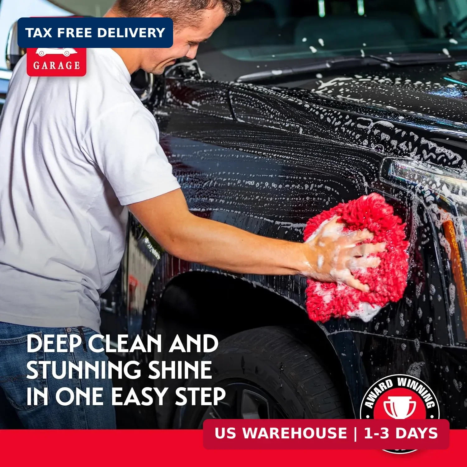 Griot’s Garage Best of Show Wash and Wax for Car Detailing and Cleaning, Carnaub