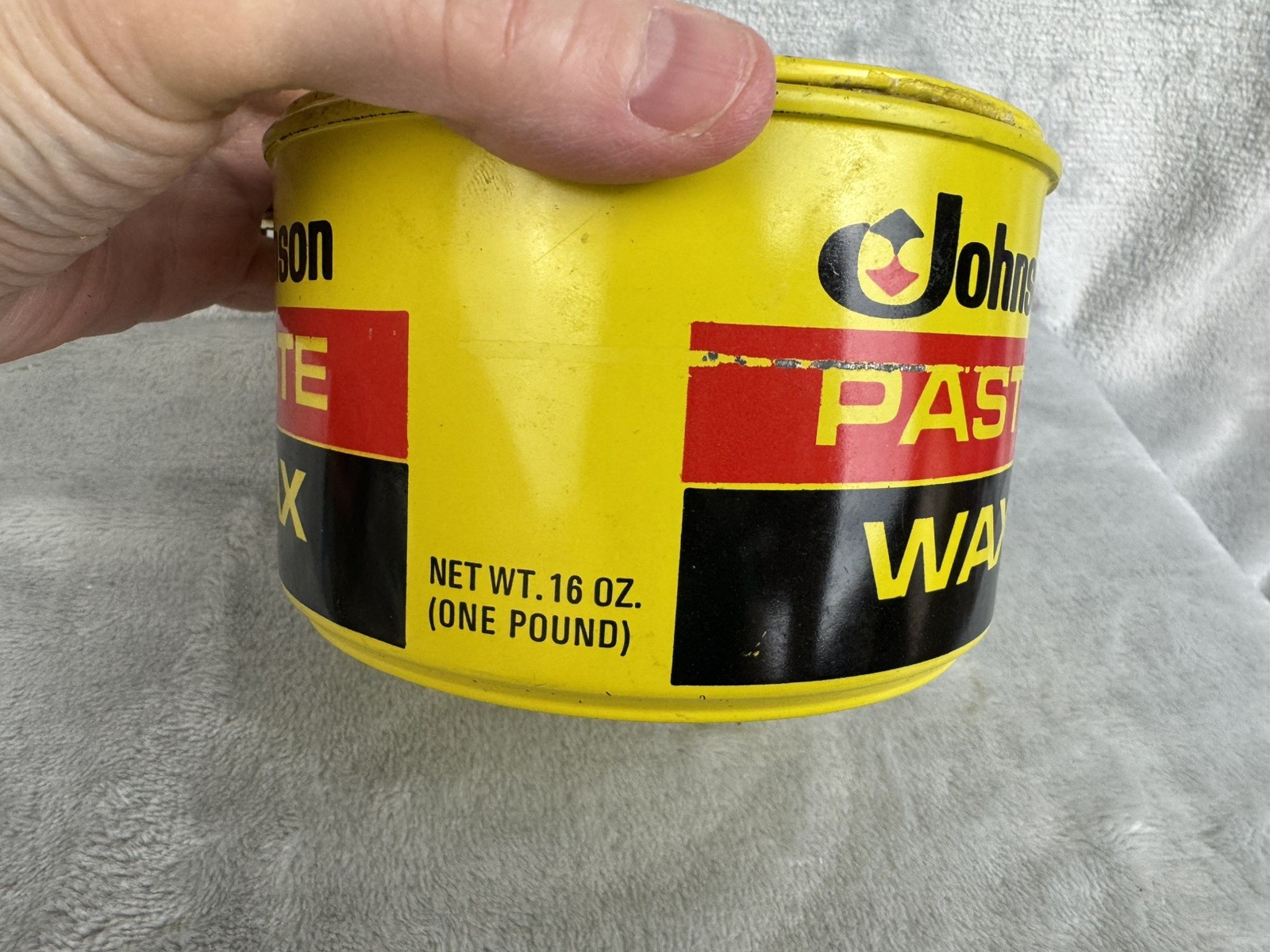 2 Original Formula JOHNSON’S PASTE WAX 16 oz Cans See Weight Photos Partials