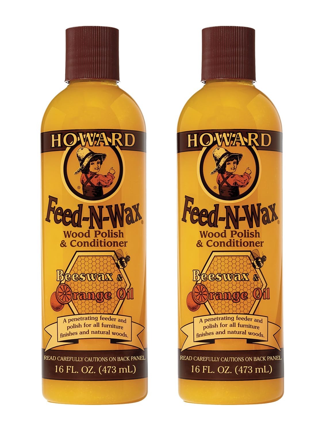 Products FW0016 Wood Polish & Conditioner, 16 oz, orange, 16 Fl Oz 2