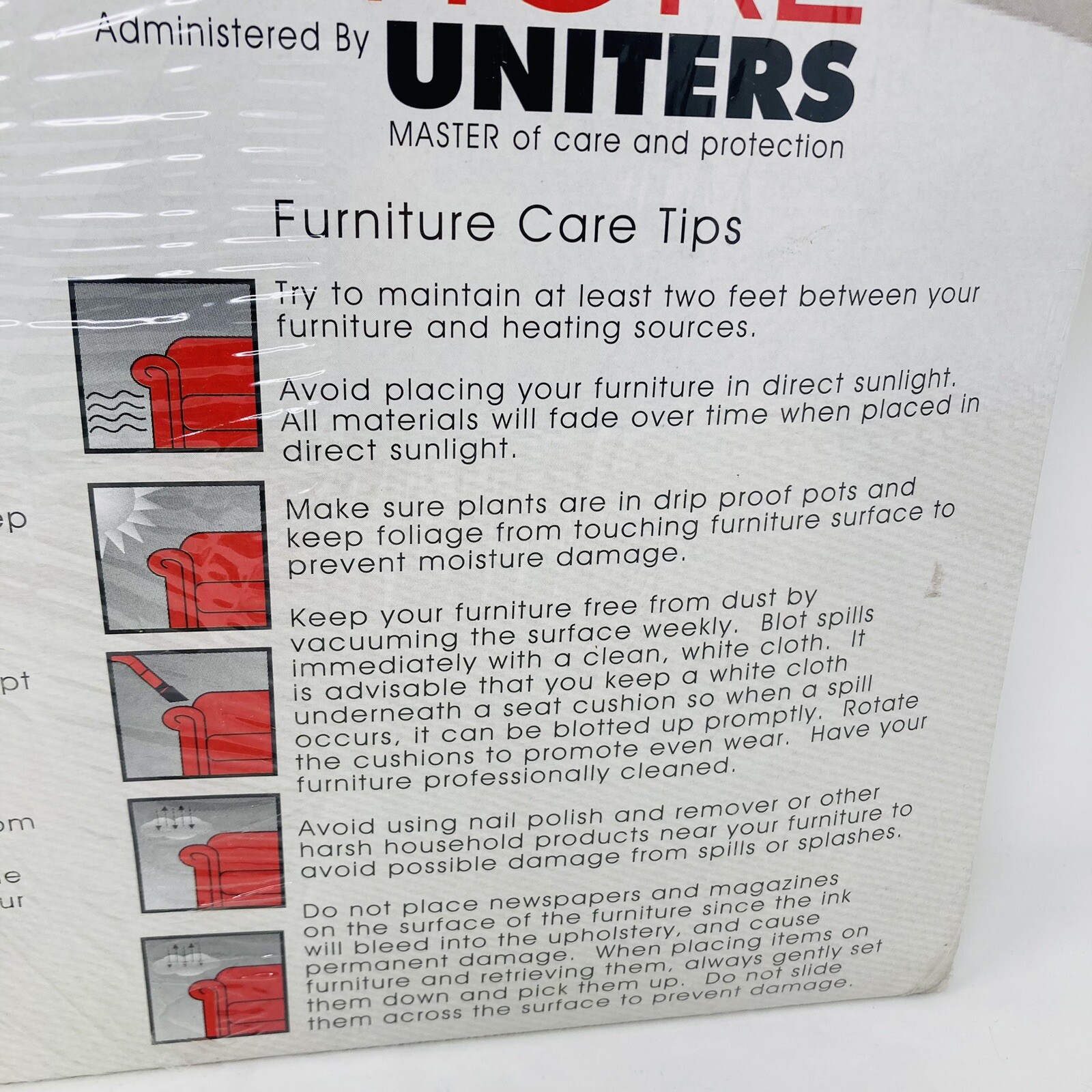 Worry No More Wood Leather Fabric Furniture Protection & Cleaning Kit by UNITERS