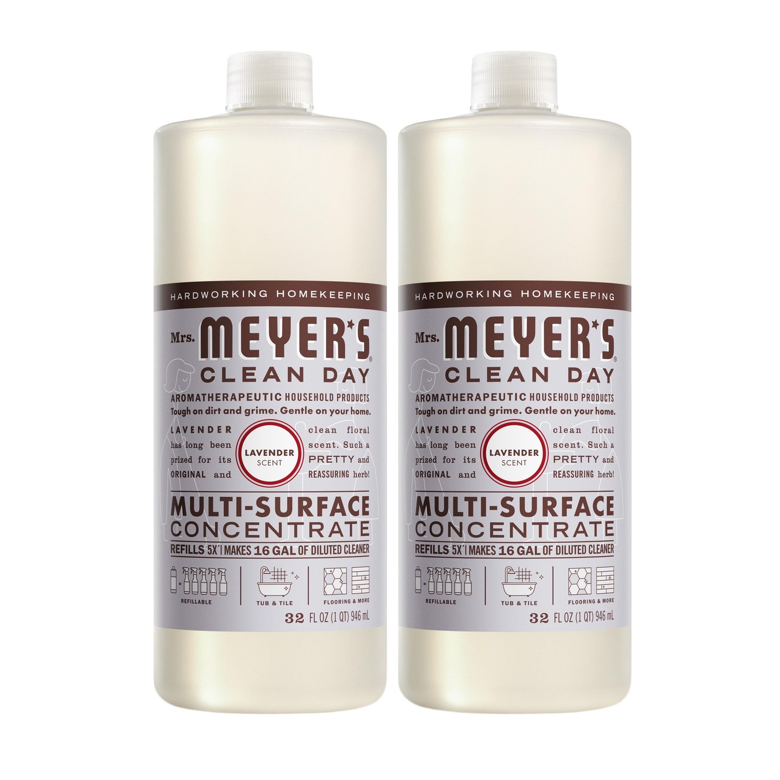 CLEAN DAY MultiSurface Everyday Concentrate, Lavender Scent, 32 Fl Oz Bottle …