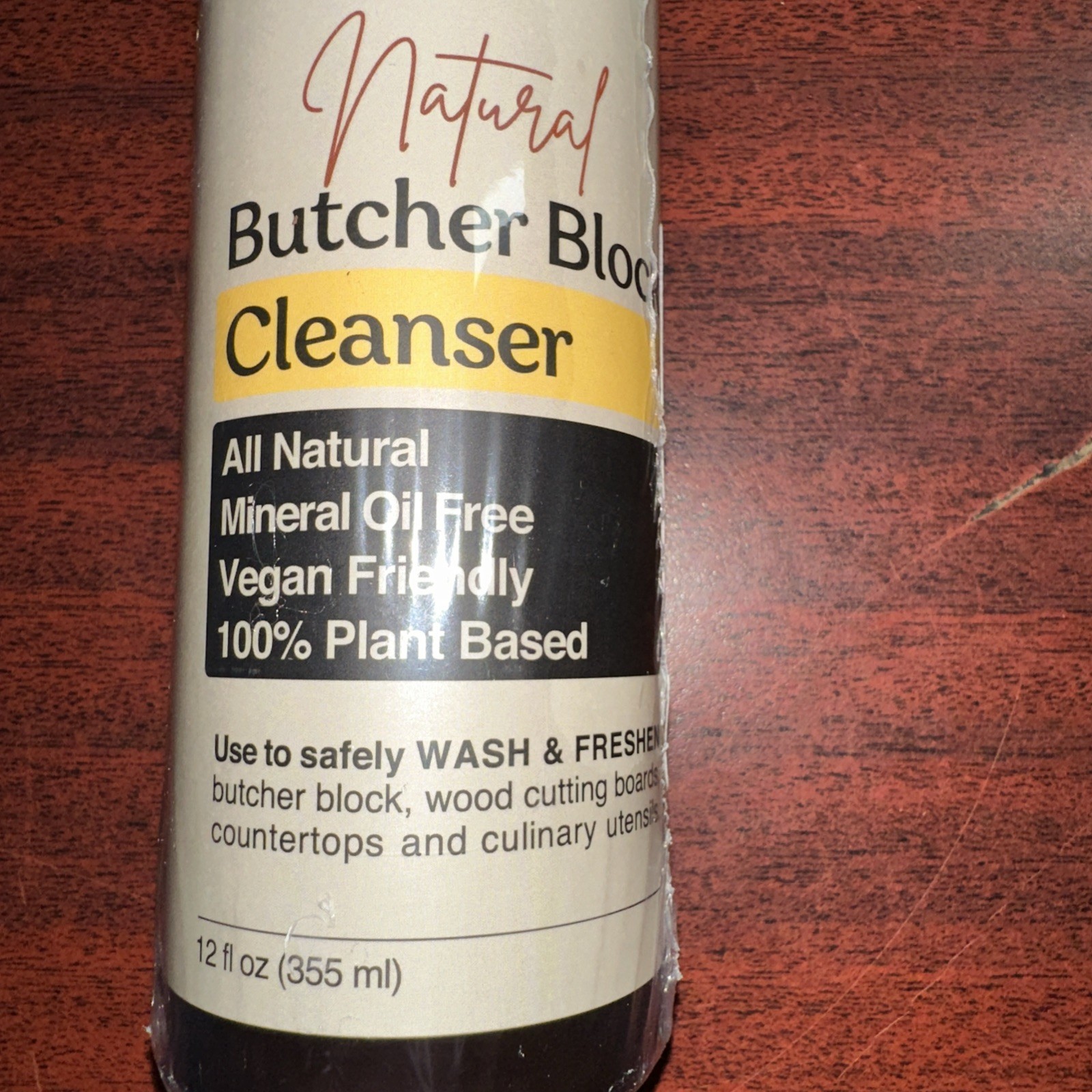 BBCO Butcher Block Company Cleanser 12fl Oz Bottle NATURAL Cleanser
