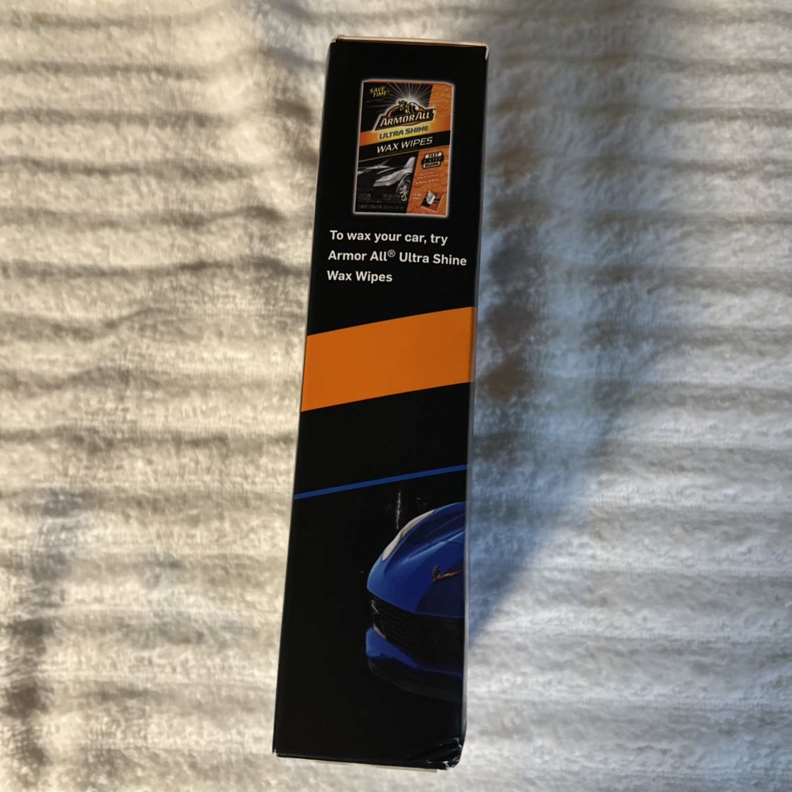 Armor All Ultra Shine Car Wash Wipes 12 XL 10×15 Wipes New In Box