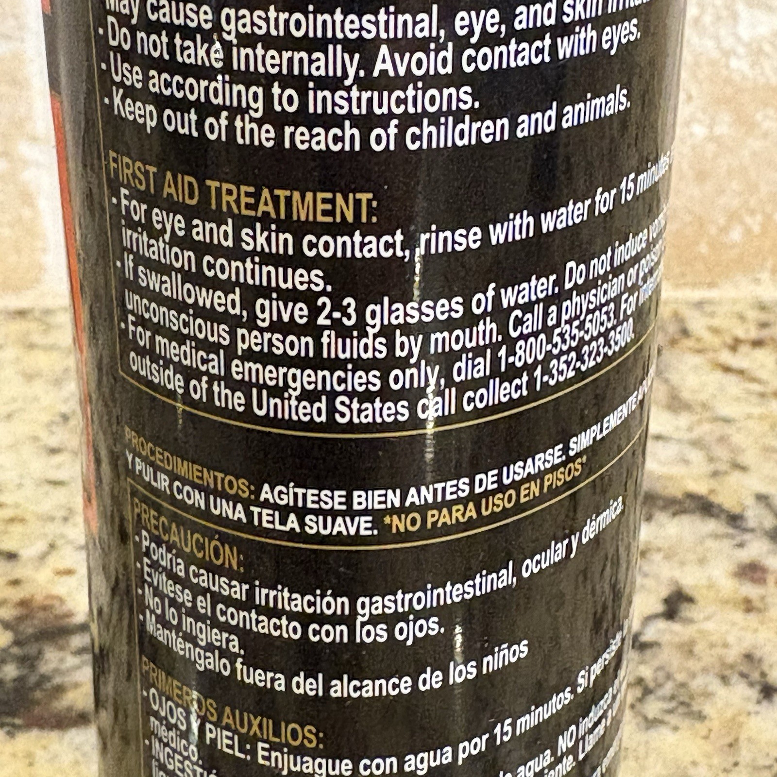NEW/Sealed Stone Care International SCI Countertop Polish Marble Granite 8 fl oz